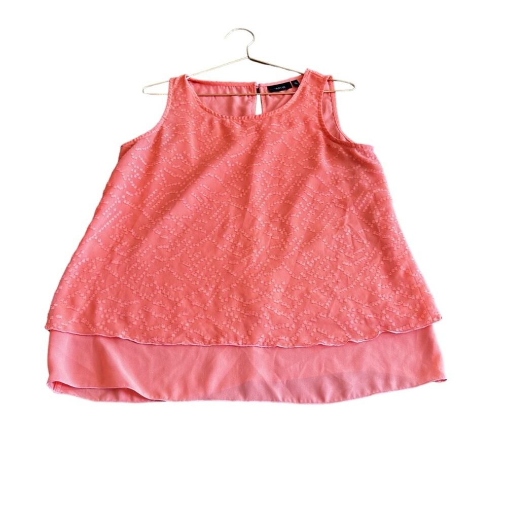 APT. 9 sleeveless coral blouse size medium